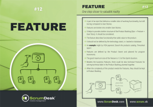 what is feature scrumdesk scrum cards