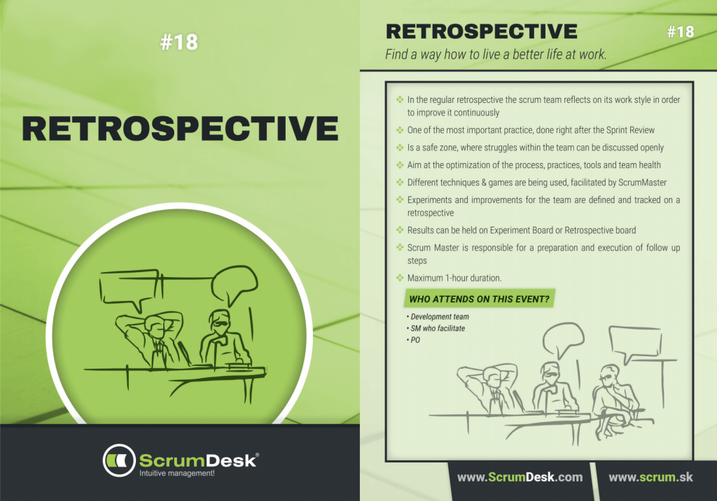 what is retrospective scrumdesk scrum cards