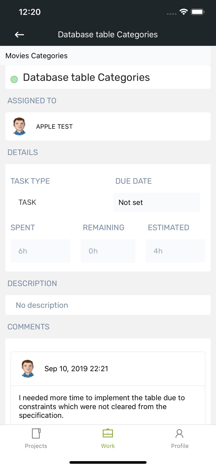 scrumdesk ios ipad iphone backlog item detail