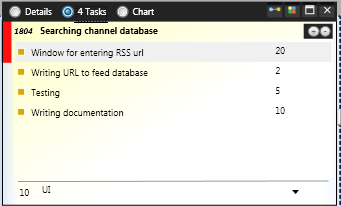 ScrumDesk for Windows user story tasks