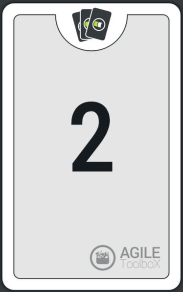 scrumdesk agile toolbox planning poker card