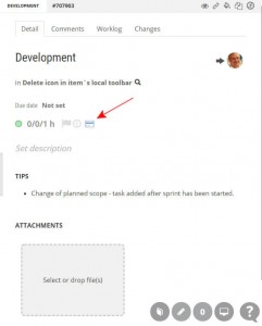billable vs. non-billable time task detail