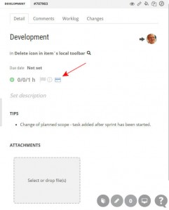 billable vs. non-billable time task detail