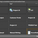 scrumdesk windows choose project