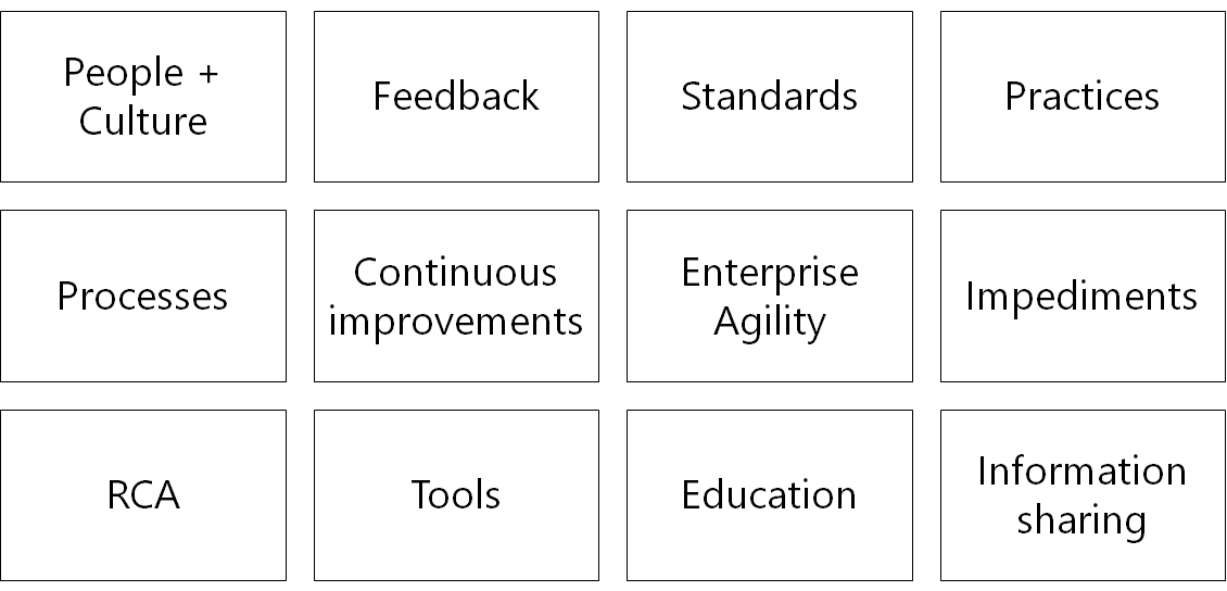 Topics of the Chapter of ScrumMasterships