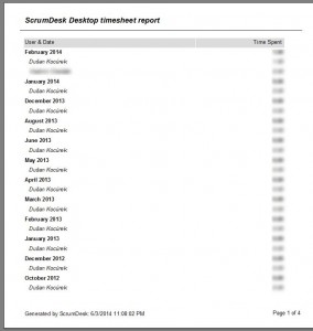 scrumdesk windows timesheet document scrummaster scrum project management