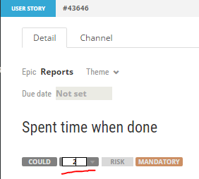 scrumdesk tool edit business value user story prioritization