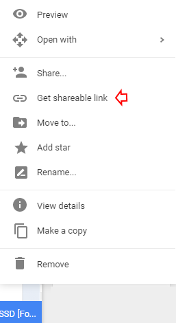 scrumdesk google drive get shareable link integration