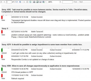 scrumdesk windows impediment scrum project management tool