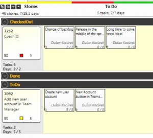 scrumdesk windows Kanban board swimlanes user story task scrum agile
