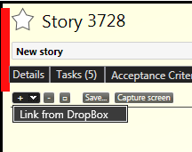 scrumdesk link files from dropbox attachments