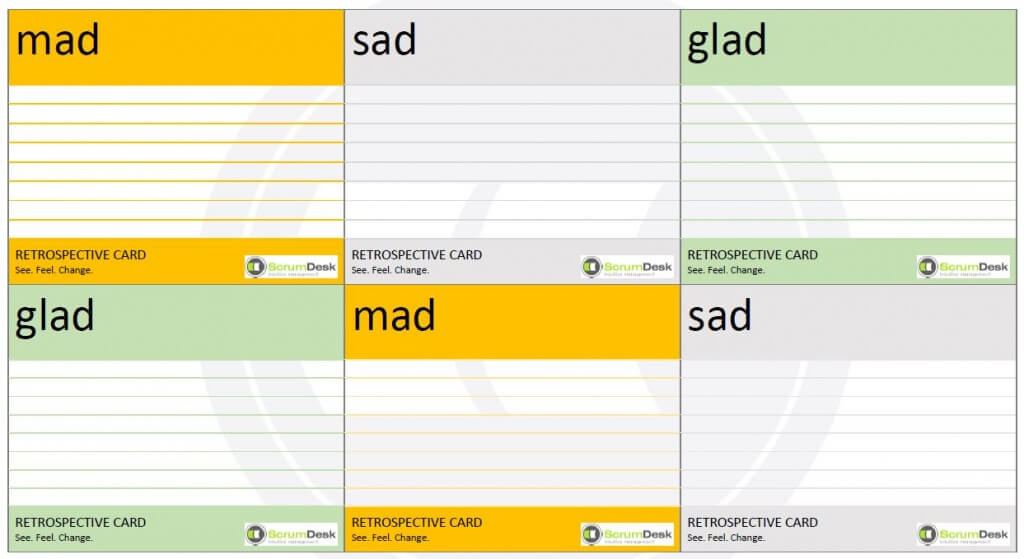 retrospective technique mad sad glad