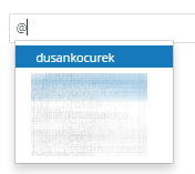 scrumdesk send notification how to mention