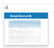 scrumdesk tool mentions komentar comment