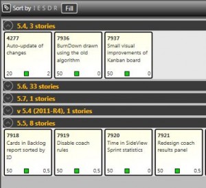 scrumdesk windows swimlanes scrum release planning