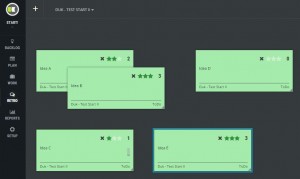 scrumdesk retrospective scrummaster agile team kaizen continuous improvements scrum project management tool