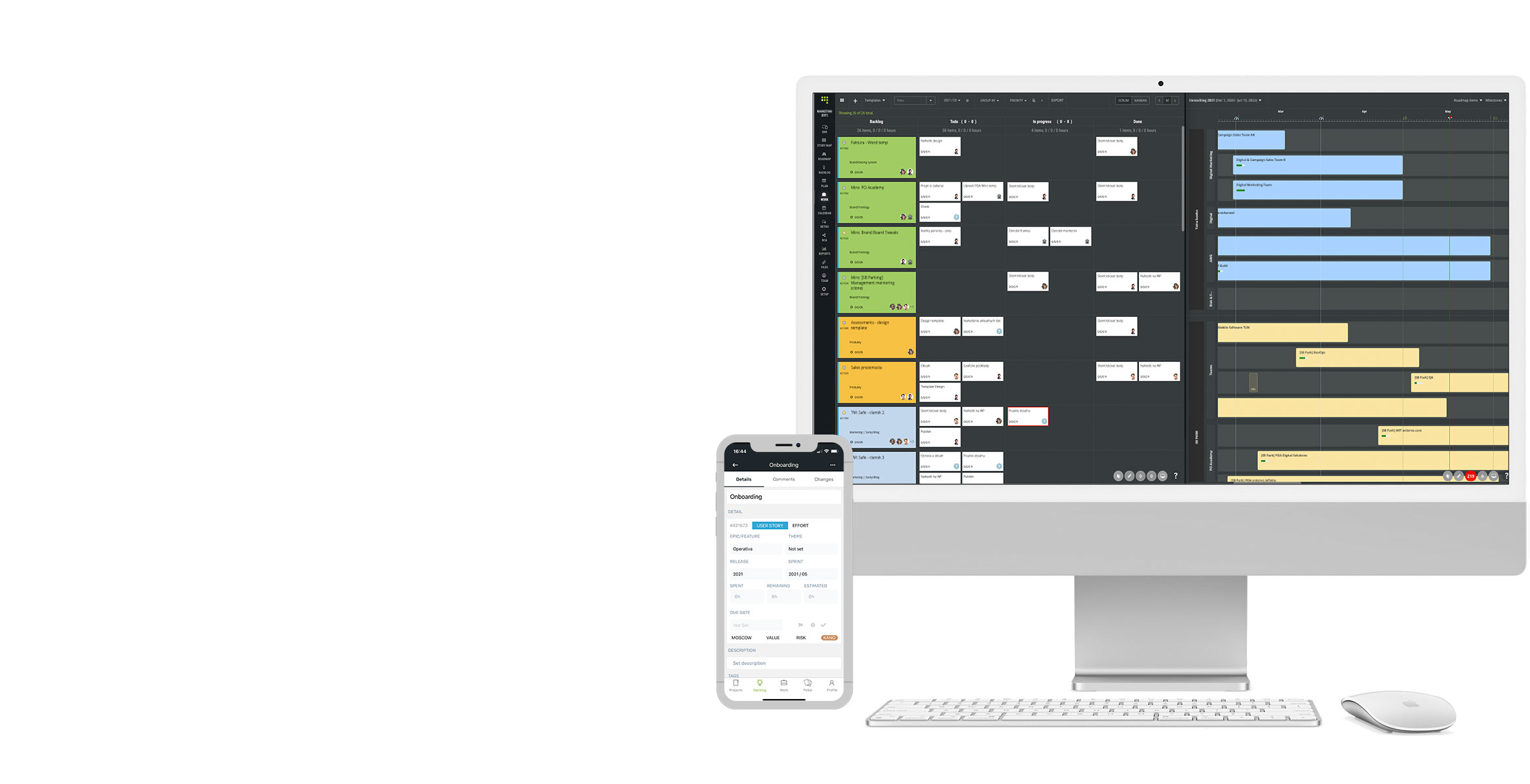 scrumdesk scrum project management