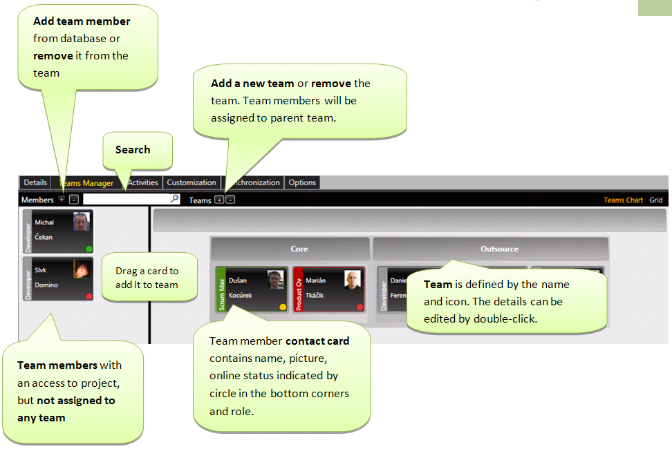 scrumdesk windows team manager