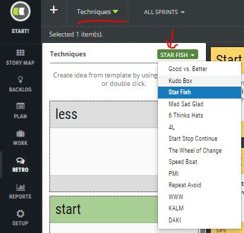 ScrumDesk retrospective techniques scrummaster