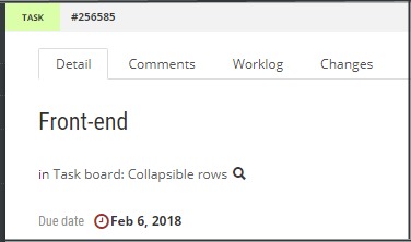 ScrumDesk - due date for task