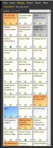 Scrumdesk for windows (retired) backlog list