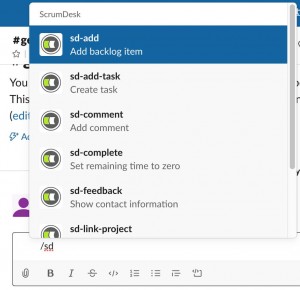 Slack integration