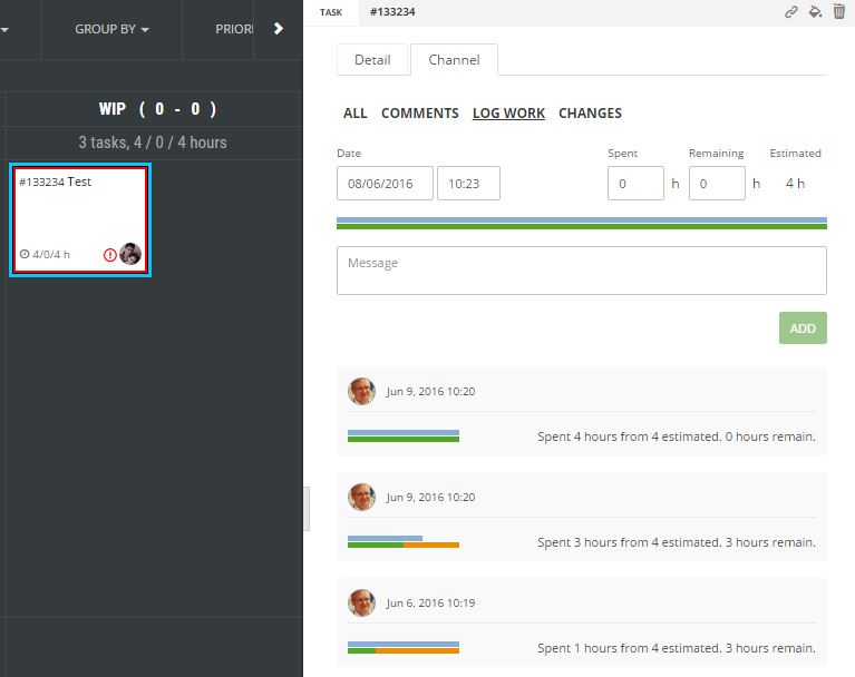 timetracking track time work log