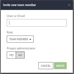 scrumdesk invite team member