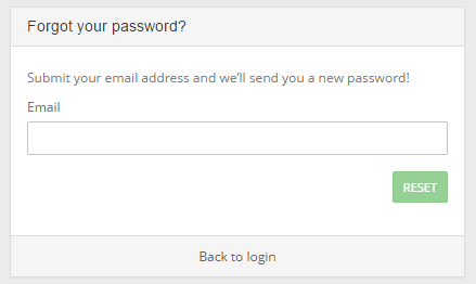 scrumdesk password change reset