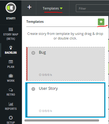 scrumdesk user story template definition of done agile team product owner scrummaster
