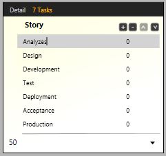 scrumdesk user story template tasks subtasks scrum agile team scrummaster