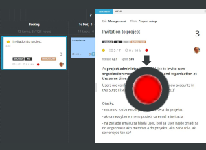 scrumdesk impediments indicator flag scrummaster scrum project management tool