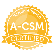 Certified Scrum Master scrumalliance a-csm
