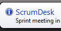 ScrumDesk Windows standup notification