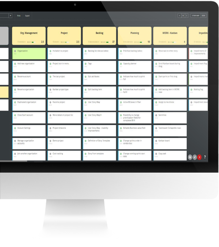 user story stories mapping product owner product backlog index card requirements management