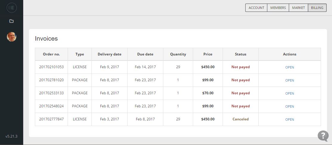 scrumdesk billing buy license module plugin scrum online project management tool