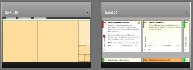 scrumdesk windows multiple tabs scrum project management tool